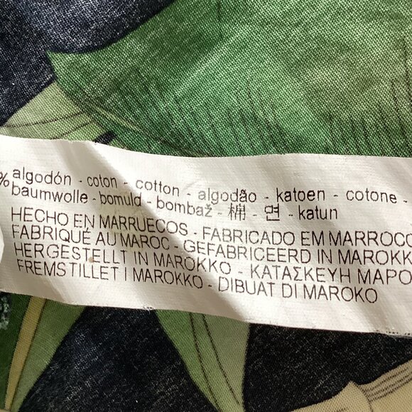 Zara Women's Tropical Floral Midi Skirt Size S Ruffle Hem Pockets Attached Belt - Picture 11 of 11